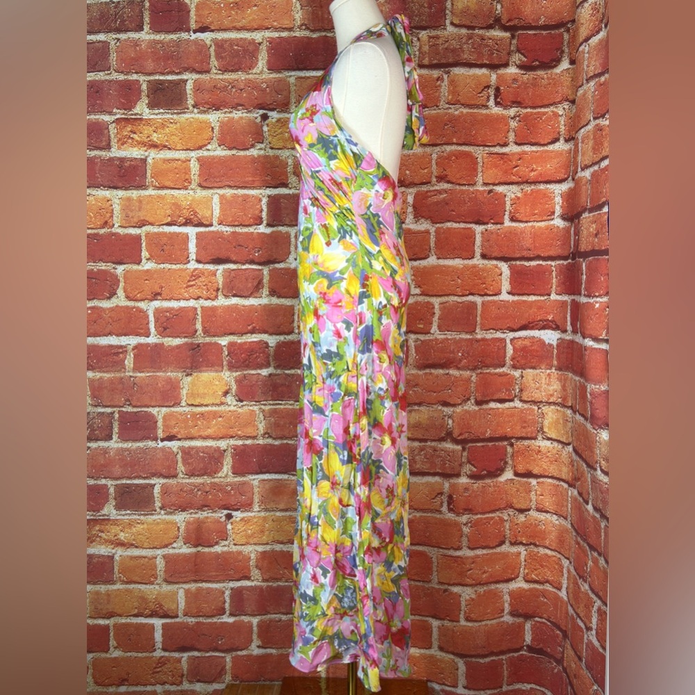 Lucy Paris Multicolor Floral Maxi Dress Size XS Cottagecore Coquette Boho‎ Flowy - Picture 3 of 14